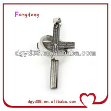 Bulk Sale Stainless Steel Wholesale Rhinestone Cross Pendant